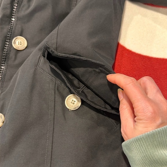 Woolrich Arctic Parka w/ Detachable Fur, SZ S, Black - Picture 6 of 6